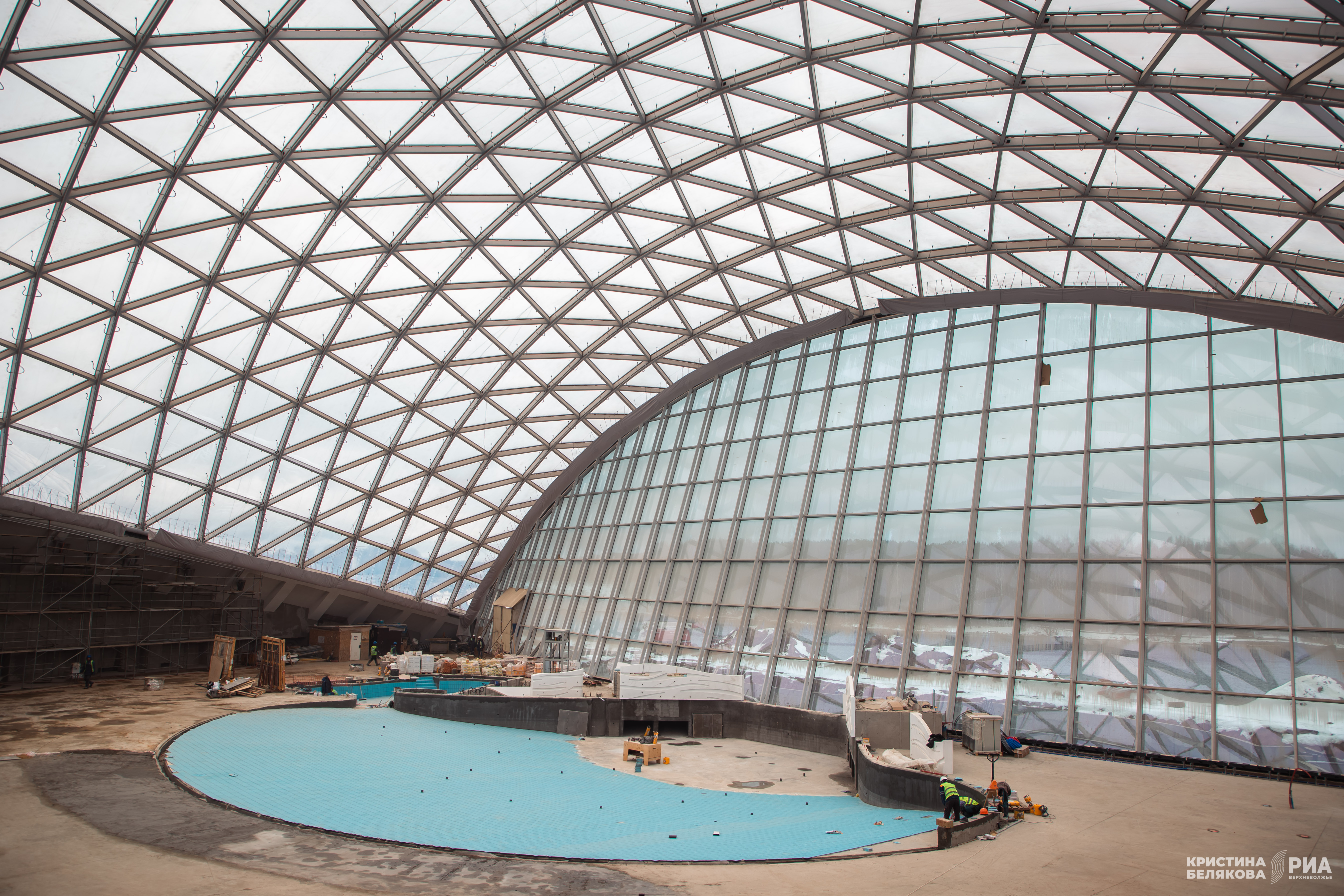 В Тверской области продолжается строительство огромного аквапарка