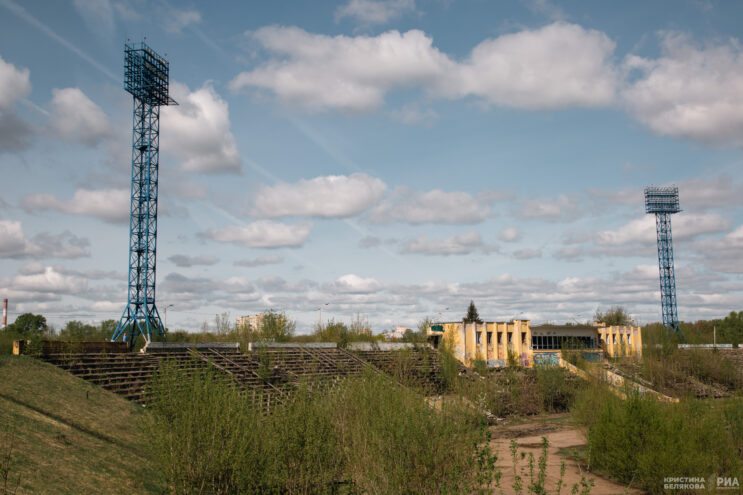 Фоторепортаж: "Центральный" стадион в Твери превратят в место для спорта и активного отдыха Центральный