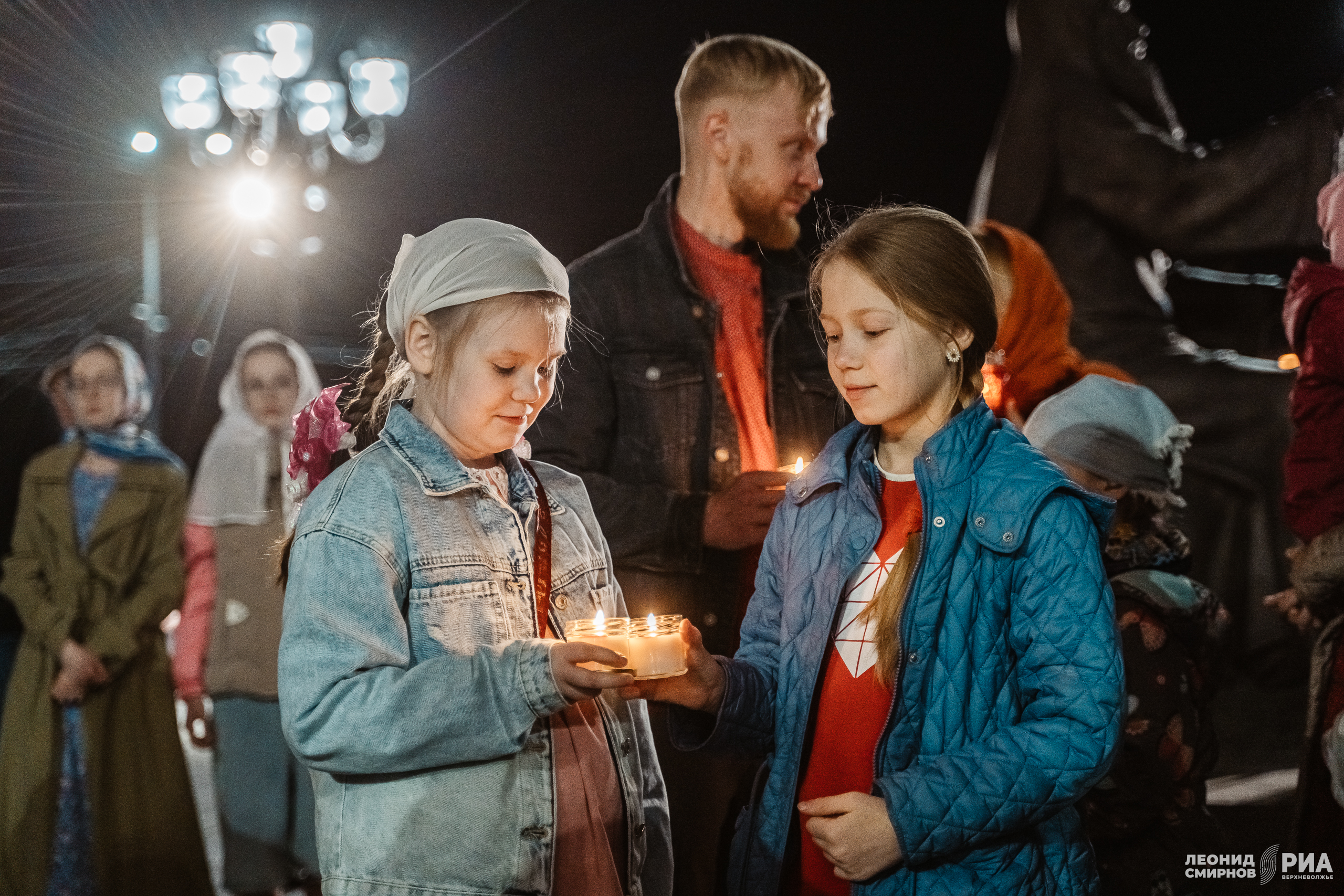 Фоторепортаж: как встретили Пасху в Спасо-Преображенском кафедральном соборе Твери