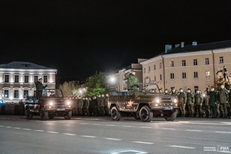В Твери прошла первая репетиция Парада Победы Победы