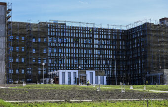 Здание новой ЦРБ в Бежецке готово на 70% Здание новой ЦРБ в Бежецке готово на 70%