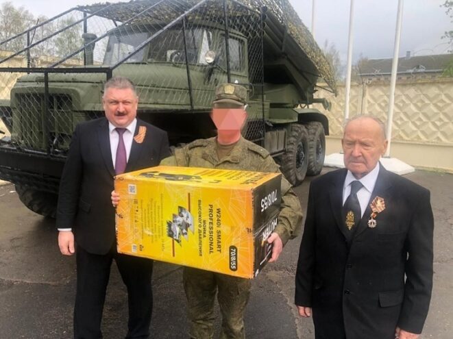 Андреапольский округ передал тверским ракетчикам мойку высокого давления