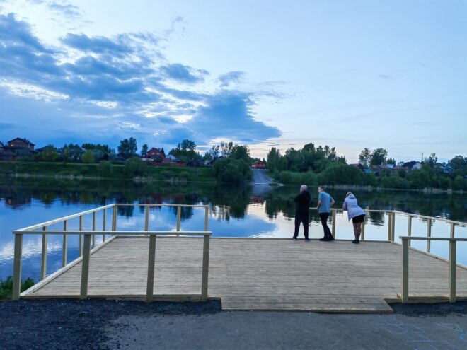 В Тверской области у Волги появилась пристань