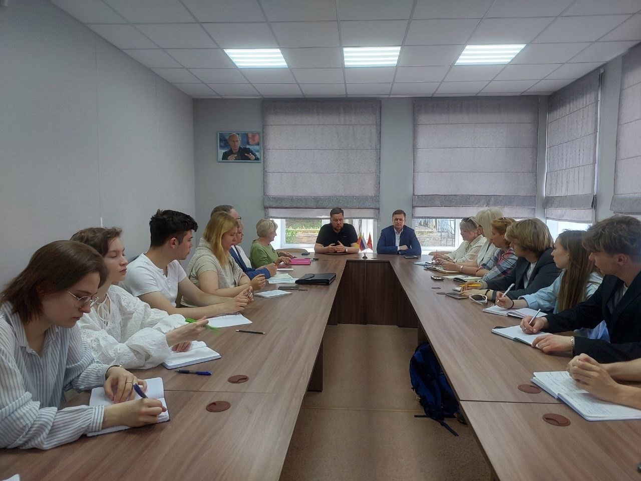 В Ржев приехали студенты МГУ В Ржев приехали студенты МГУ
