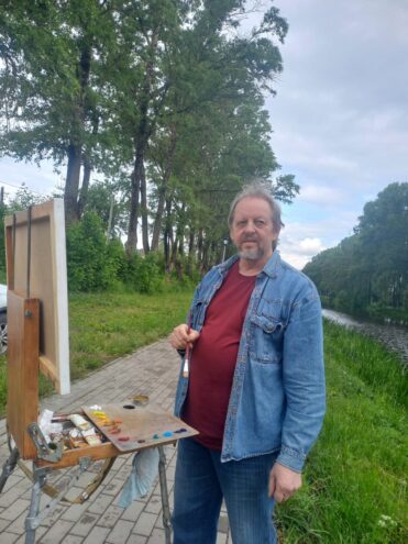 В пленэре «Венеция Венецианова. Городские пейзажи» участвует иконописец Борис Петренко В пленэре «Венеция Венецианова. Городские пейзажи» участвует иконописец Борис Петренко