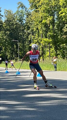 Знаменитая тверская лыжница Наталья Терентьева обогнала всех соперниц на лыжероллерах