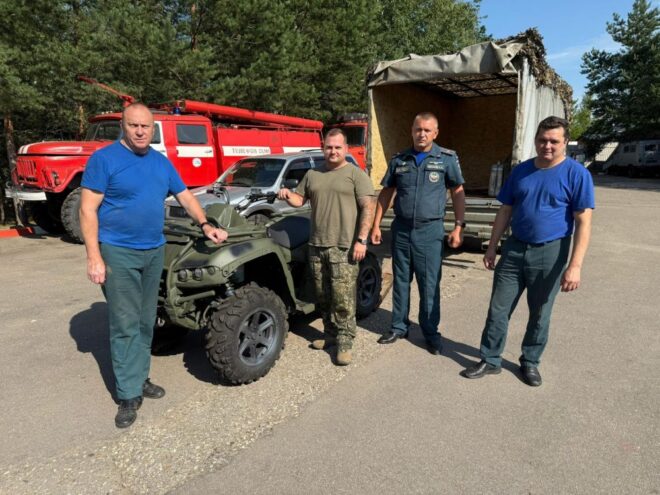 В городе Ржеве восстановили боевой квадроцикл из зоны СВО