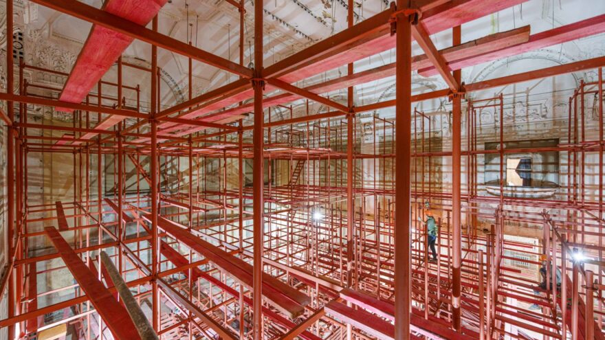 В Доме Радио начали реставрацию главного зала – Первой студии