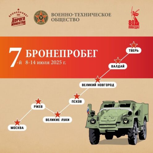 Город воинской славы Ржев встретит участников бронепробега «Дорога Мужества» Город воинской славы Ржев встретит участников бронепробега «Дорога Мужества»