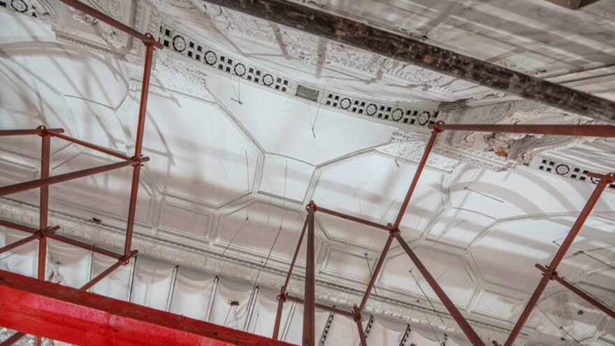 В Доме Радио начали реставрацию главного зала – Первой студии