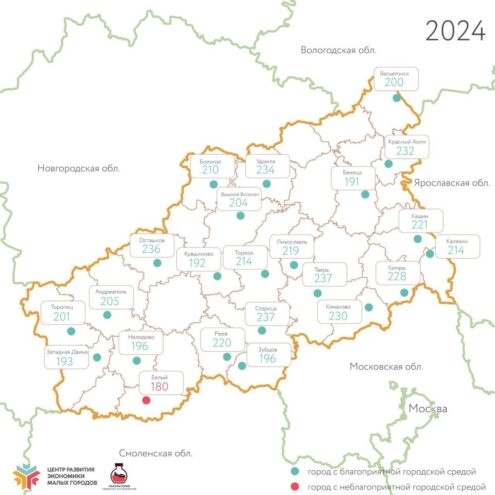 Осташков вошел в тройку лидеров по качеству городской среды в Тверской области Осташков вошел в тройку лидеров по качеству городской среды в Тверской области
