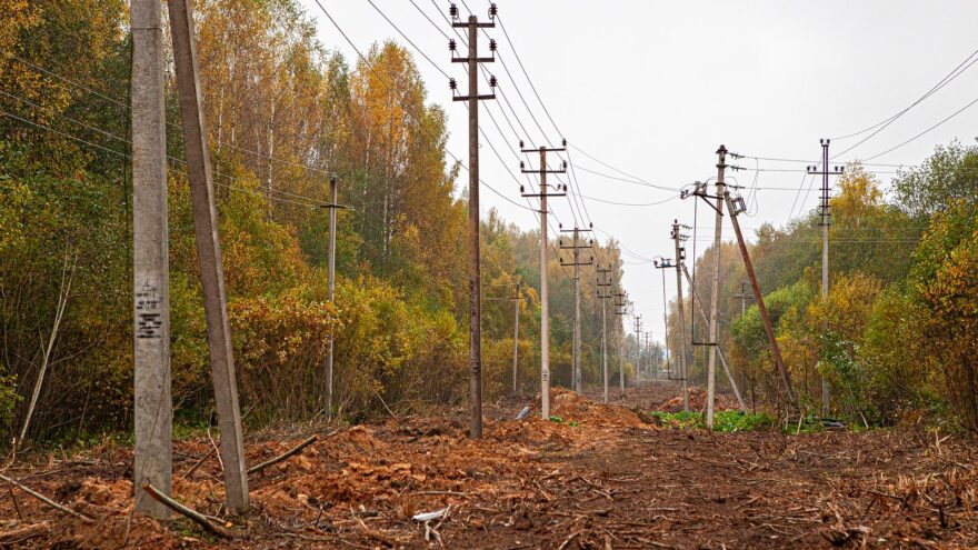 Тверские энергетики «Россети Центр» выправили и обновили 875 опор линий электропередачи