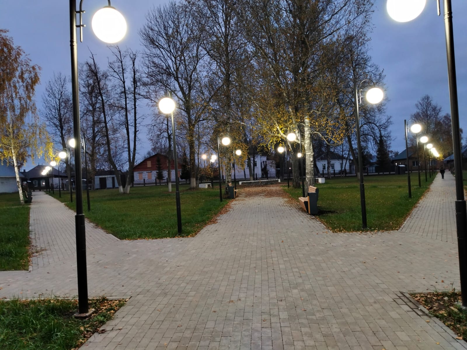 В Тверской области завершили второй этап ремонта в парке