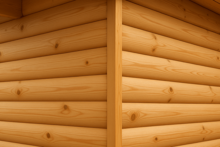 Имитация бруса: современная отделка с видом сруба Имитация бруса: современная отделка с видом сруба