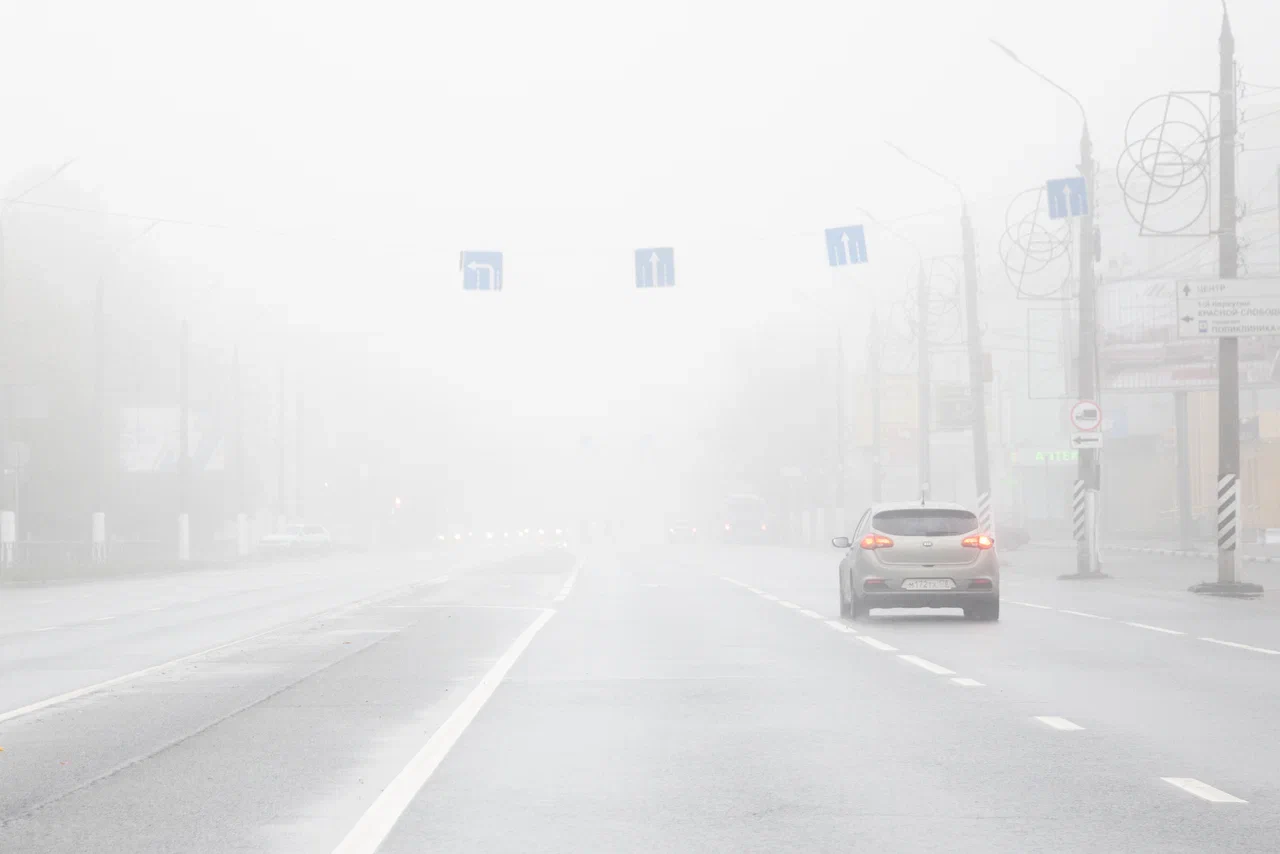 Ночью на дороги Тверской области опустится сильный туман