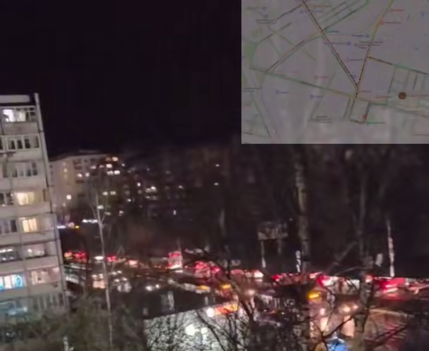 В Твери “Юность” встала в огромной пробке из-за неработающих светофоров В Твери “Юность” встала в огромной пробке из-за неработающих светофоров