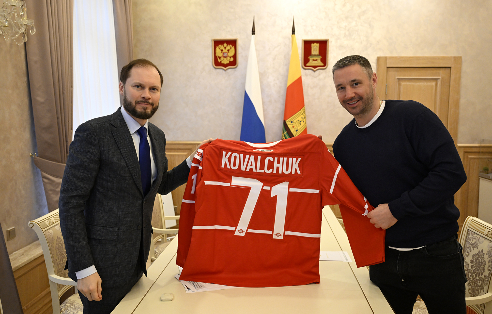 Виталий Королев встретился с Ильей Ковальчуком в Твери