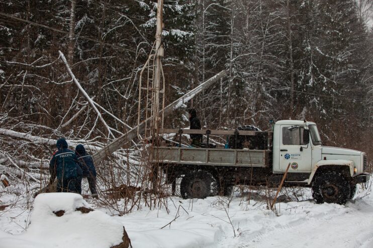 В Тверской области восстановлена работа энергообъектов системного значения: энергетики борются с последствиями новой волны непогоды