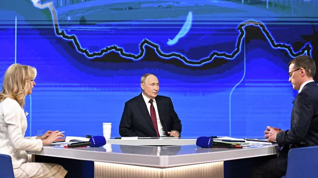 Ключевые моменты «Итогов года с Владимиром Путиным»