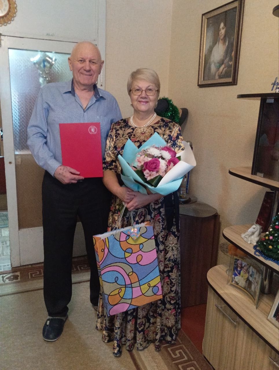 Пара из Ржевского округа отметила золотой юбилей супружеской жизни