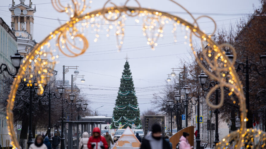 Президент Путин поздравил Тверскую область с Новым годом