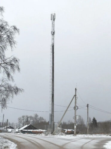 Вышка сотовой связи появилась в Матвеево Спировского округа Тверской области