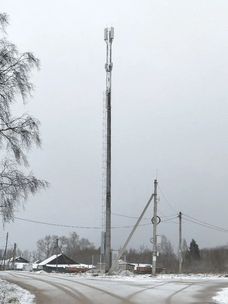 Вышка сотовой связи появилась в Матвеево Спировского округа Тверской области