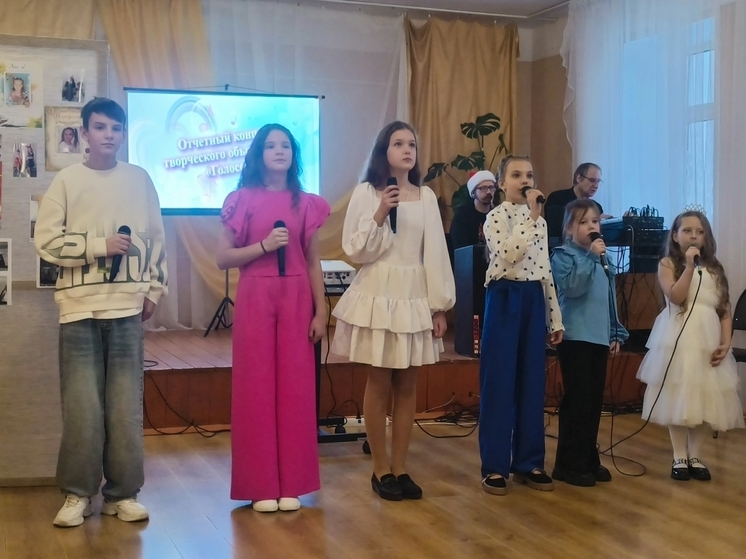 Отчетный концерт творческого объединения "Голосок" прошел в Оленино