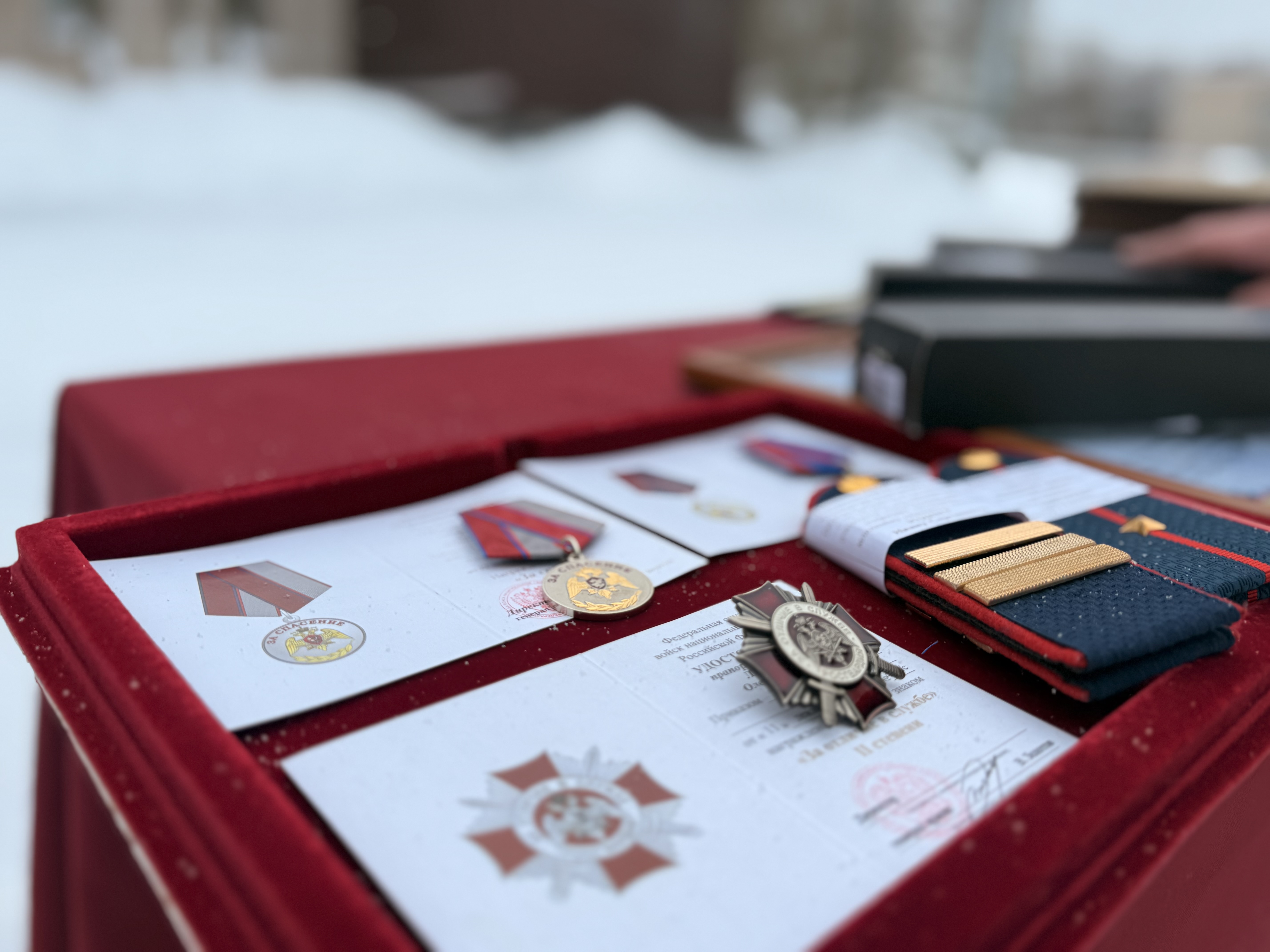 Тверские росгвардейцы вернулись из зоны СВО с наградами Тверские росгвардейцы вернулись из зоны СВО с наградами