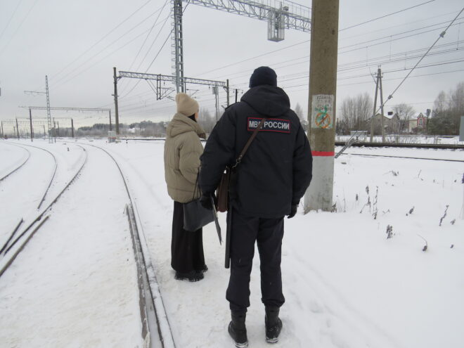 Тверские транспортные полицейские провели рейд на станции Дорошиха