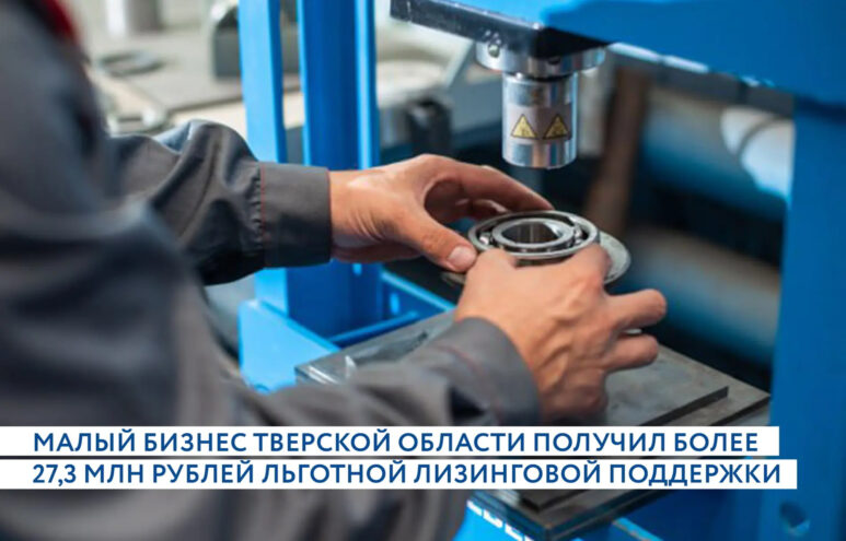 Малый бизнес Тверской области получил 27,3 млн рублей