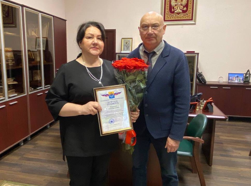 Главный врач Осташковской ЦРБ отметила юбилей