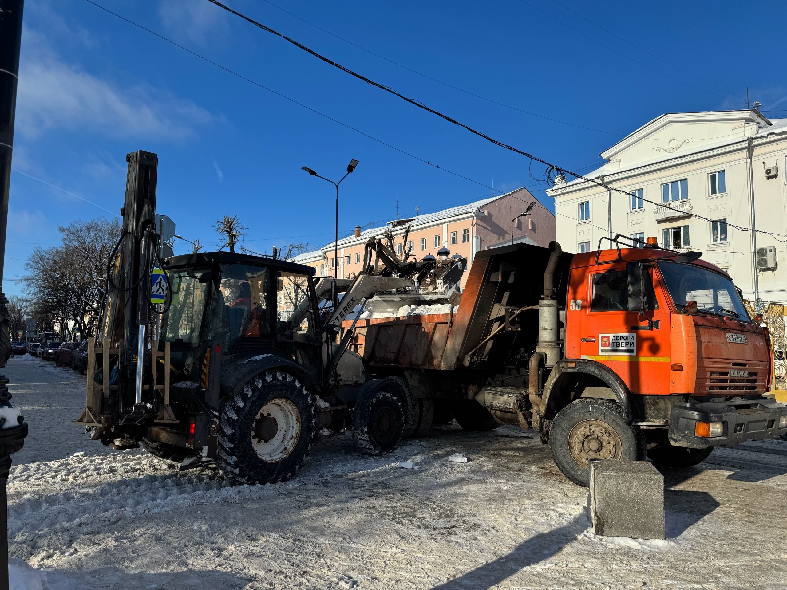 Вывоз снега 