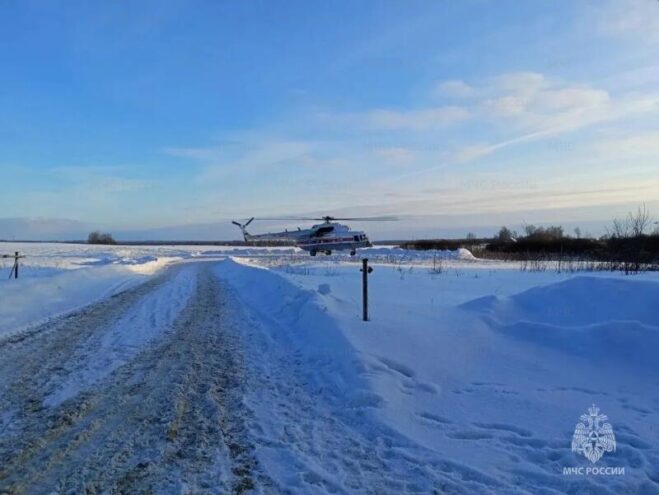 Санитарная авиация МЧС России спасла жизнь пациента в Бежецком районе