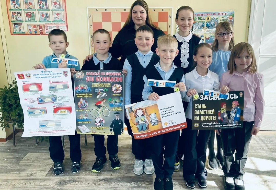 Безопасная весна: Госавтоинспекция Тверской области проводит уроки дорожной грамотности для детей