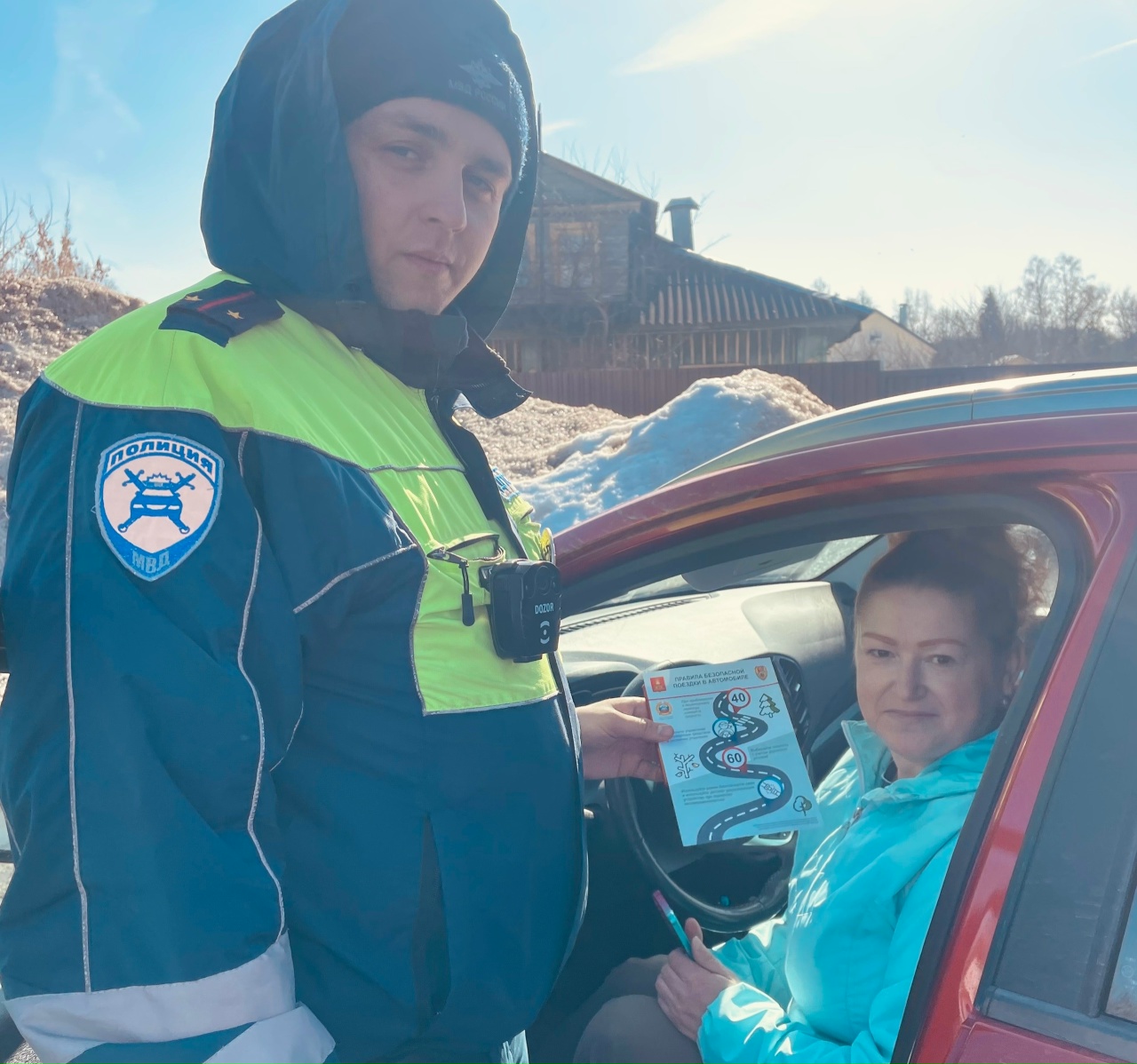 Безопасность на дорогах Лихославля: ГИБДД провела масштабную профилактическую акцию