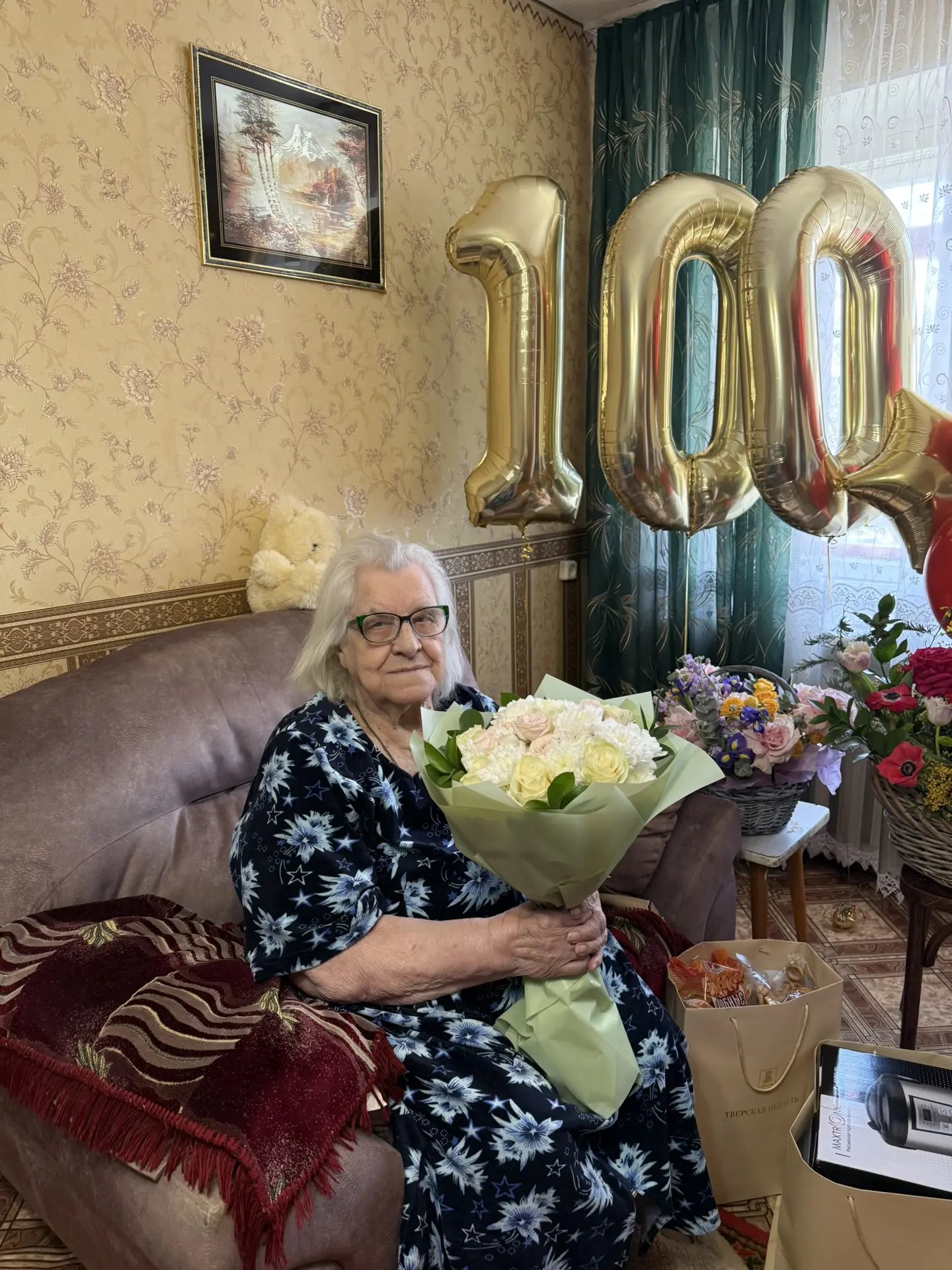 100 лет исполнилось ветерану Великой Отечественной из Твери