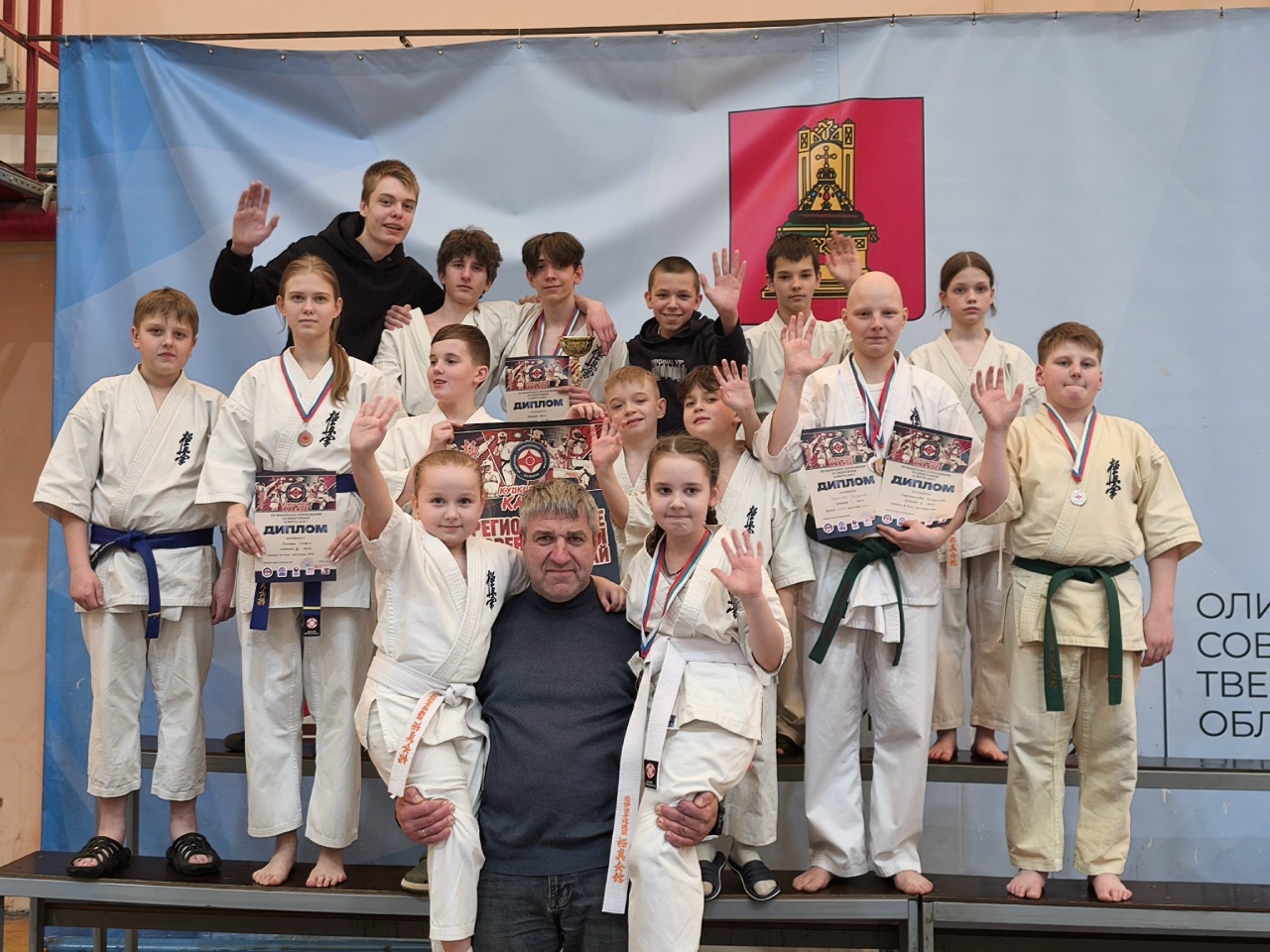 Торопецкие каратисты завоевали медали на соревнованиях в Твери