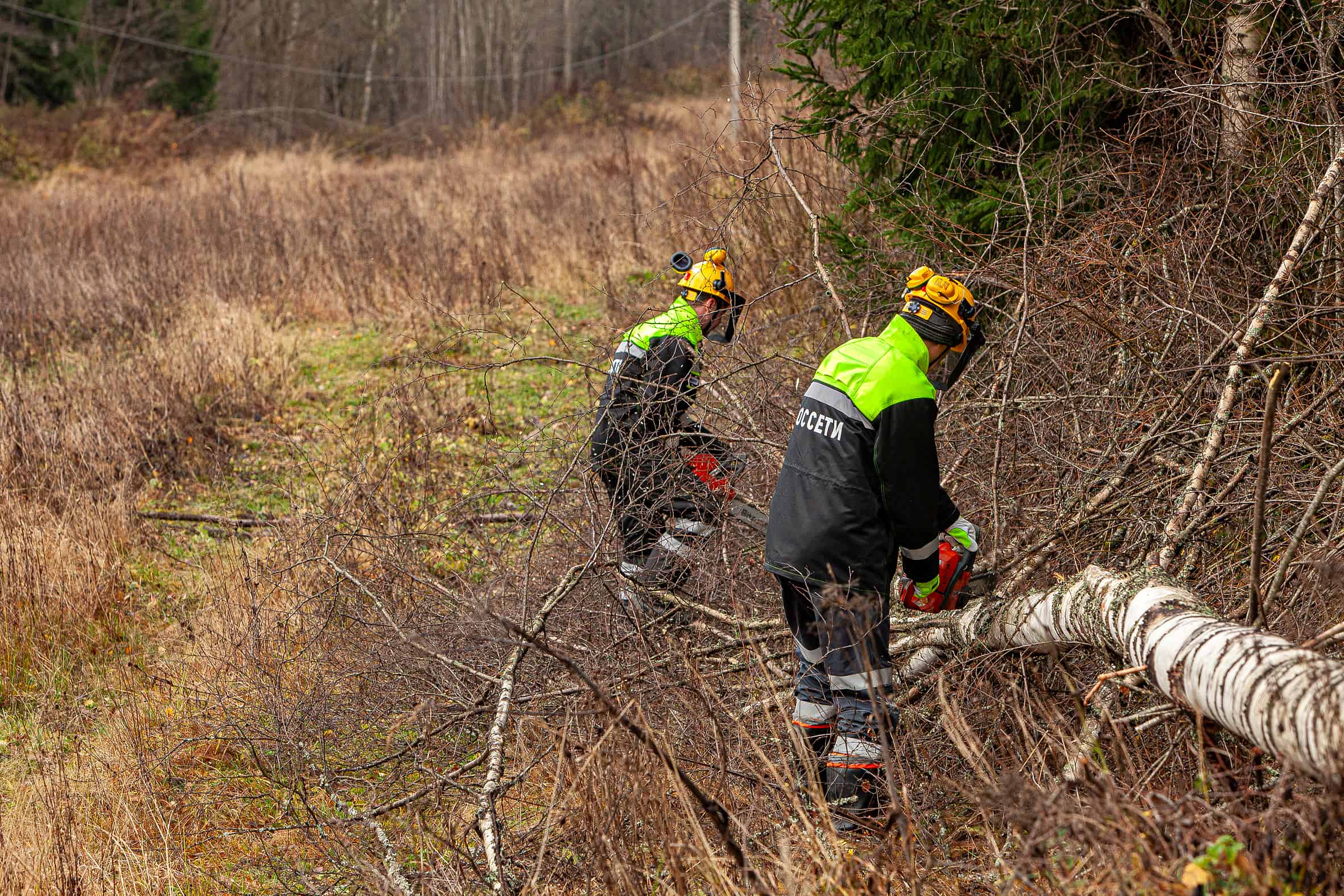 Энергетики продолжают работы по восстановлению электроснабжения в Тверской области усиленном режиме