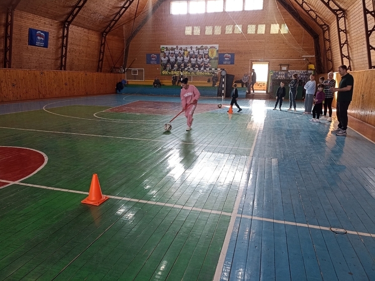 В Оленинском округе прошел фестиваль спортивных семей