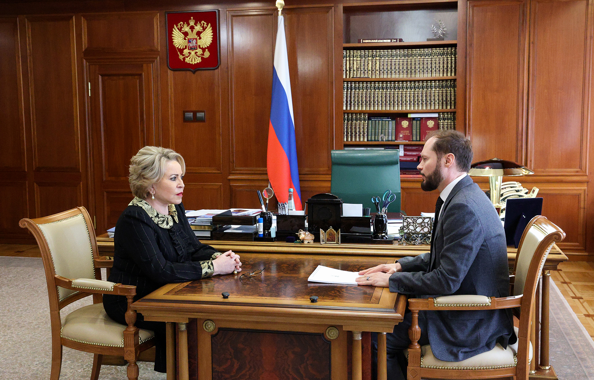 Виталий Королев обсудил с Матвиенко качество жизни в регионе