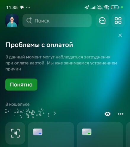 В России произошел массовый сбой в работе банковских приложений