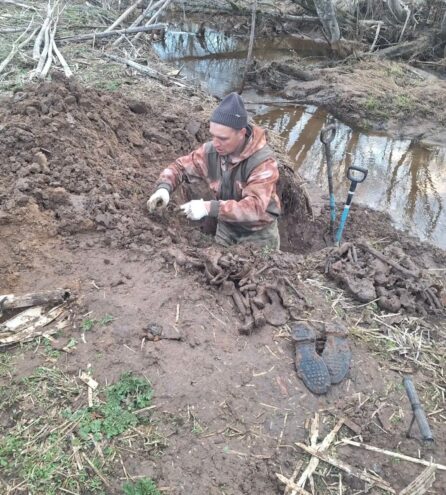 Во время прогулки в Тверской области мальчик нашел человеческие останки Во время прогулки в Тверской области мальчик нашел человеческие останки