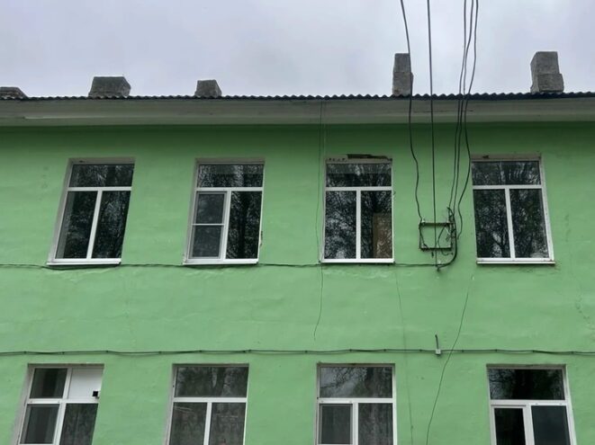 В школе в Оленинском округе заменили окна В школе в Оленинском округе заменили окна