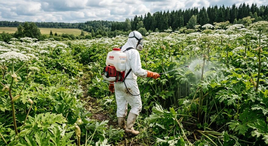 Борщевик в Калининском округе: 200 гектаров земли очистят от опасного сорняка Борщевик в Калининском округе: 200 гектаров земли очистят от опасного сорняка