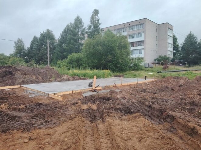В Оленино началась заливка фундаментов под газовые котельные В Оленино началась заливка фундаментов под газовые котельные