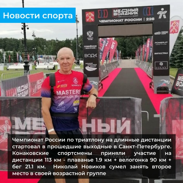 От Конаково до пьедестала: второе место Николая Новикова на Чемпионате России по триатлону От Конаково до пьедестала: второе место Николая Новикова на Чемпионате России по триатлону