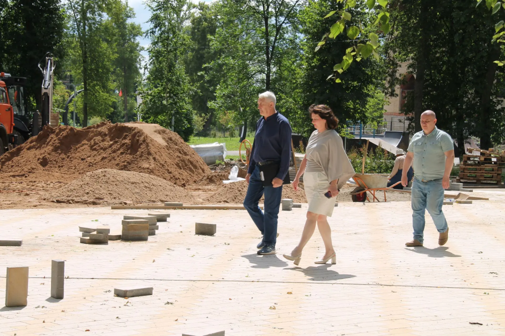 В Нелидово преображается городской парк и другие общественные пространства