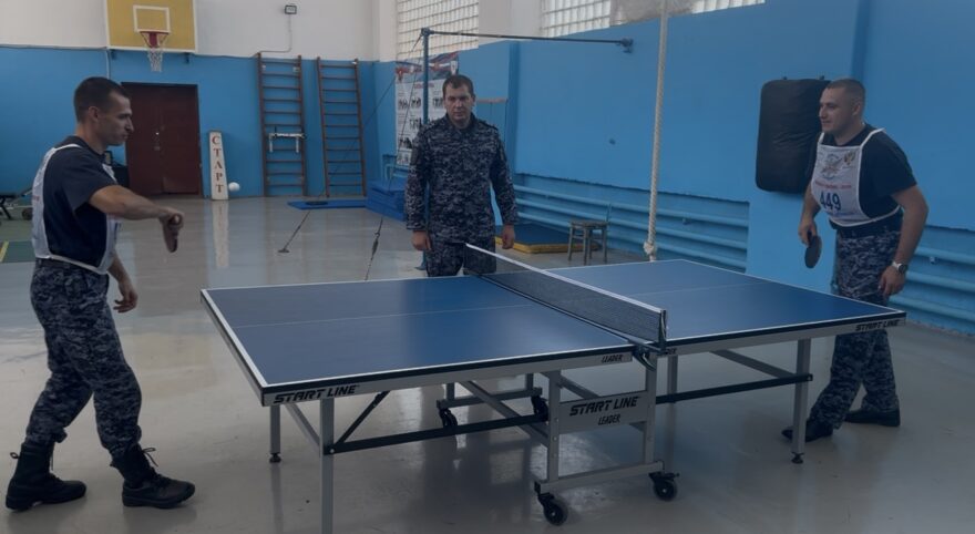 В Твери росгвардейцы отметили День физкультурника турниром по настольному теннису